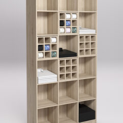 Стеллаж для рубашек и галстуков №2, Дуб Сонома