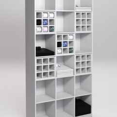 Стеллаж для рубашек и галстуков №3, Белый