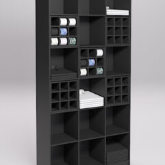 Стеллаж для рубашек и галстуков №3, Черный