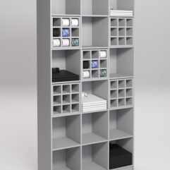 Стеллаж для рубашек и галстуков №3, Серый