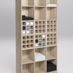 Стеллаж для рубашек и галстуков №4, Дуб Сонома