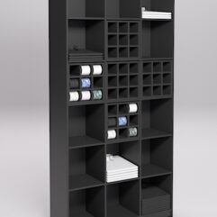 Стеллаж для рубашек и галстуков №5, Черный