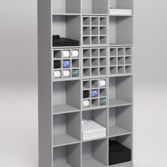 Стеллаж для рубашек и галстуков №5, Серый