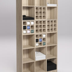 Стеллаж для рубашек и галстуков №5, Дуб Сонома