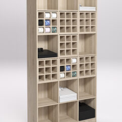 Стеллаж для рубашек и галстуков №6, Дуб Сонома