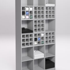 Стеллаж для рубашек и галстуков №6, Серый