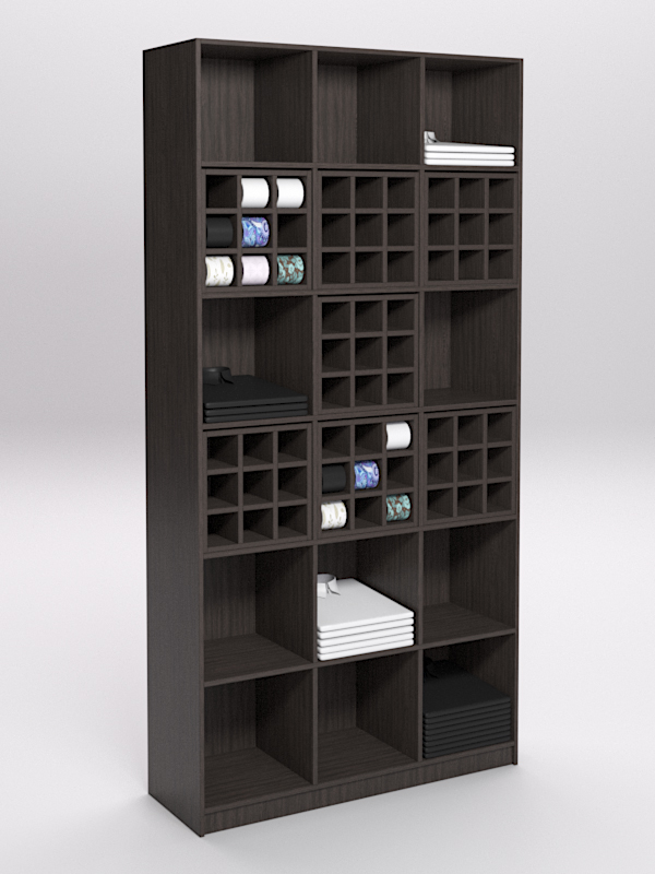 Стеллаж для рубашек и галстуков №6, Дуб Венге