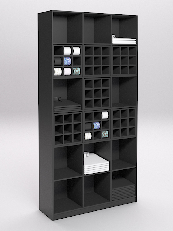 Стеллаж для рубашек и галстуков №6, Черный