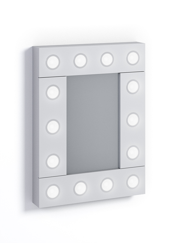 Зеркало настенное Стиль №1, Серый