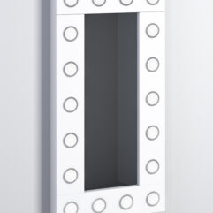 Зеркало настенное Стиль №3, Белый