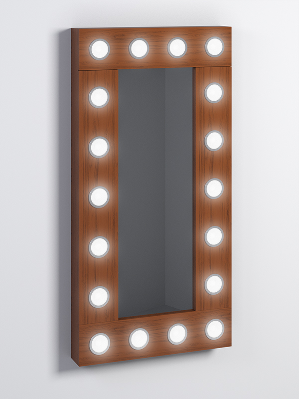 Зеркало настенное Стиль №3, Орех