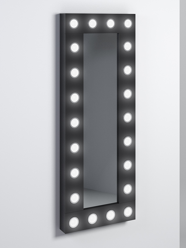 Зеркало настенное Стиль №4, Черный