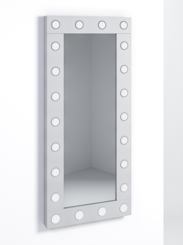 Зеркало настенное Стиль №5, Серый