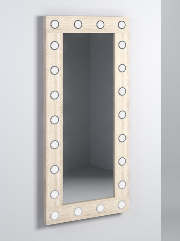 Зеркало настенное Стиль №5, Дуб Сонома