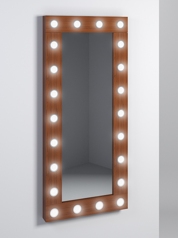 Зеркало настенное Стиль №5, Орех