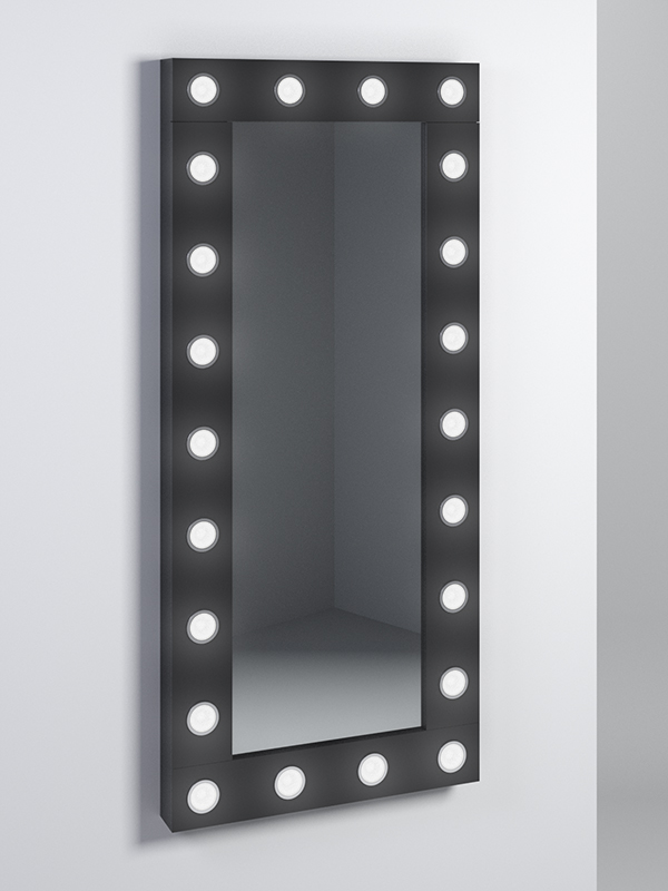 Зеркало настенное Стиль №5, Черный