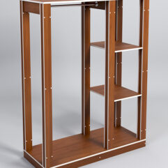 Стойка ФАВОРИТ №2, Орех, кромка белая