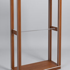 Стойка ФАВОРИТ №3, Орех, кромка Крем Вайс