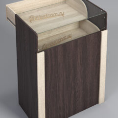 Прилавок Секрет №1, Дуб Венге + Дуб Сонома