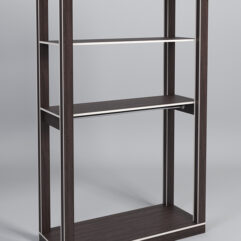 Стойка ФАВОРИТ №4, Дуб Венге, кромка Крем Вайс