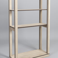 Стойка ФАВОРИТ №4, Дуб Сонома, кромка Дуб Венге