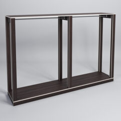 Стойка ФАВОРИТ №7, Дуб Венге, кромка Крем Вайс