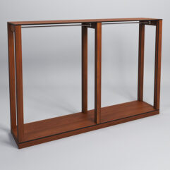 Стойка ФАВОРИТ №7, Орех, кромка черная