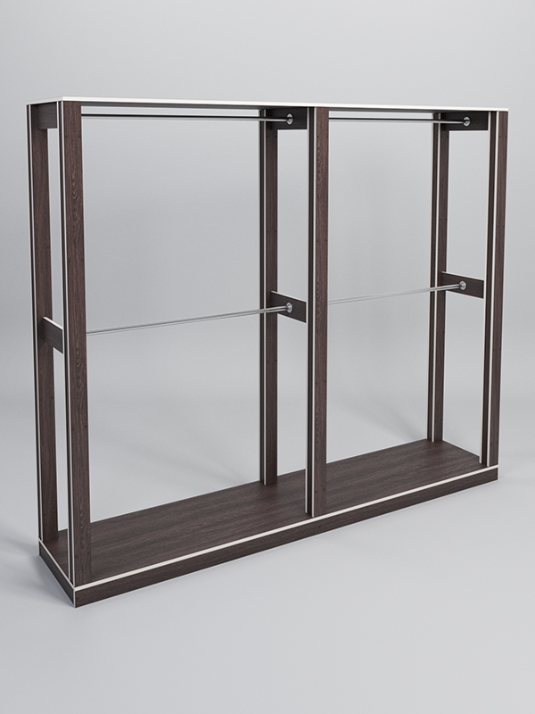 Стойка ФАВОРИТ №8, Дуб Венге, кромка Крем Вайс