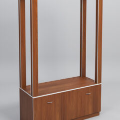 Стойка ФАВОРИТ №9-2, Орех, кромка белая