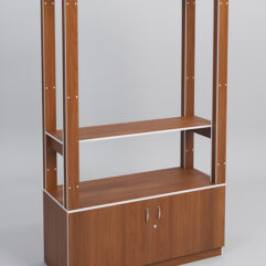 Стойка ФАВОРИТ №10-1, Орех, кромка белая