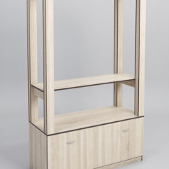 Стойка ФАВОРИТ №10-2, Дуб Сонома, кромка Дуб Венге