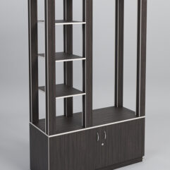 Стойка ФАВОРИТ №11-1, Дуб Венге, кромка Крем Вайс