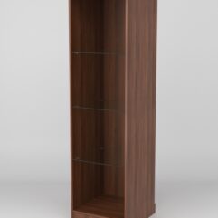 Витрина АСТРА ХИТ ПРОДАЖ №2-1 (без дверки, задняя стенка - ДСП), Орех