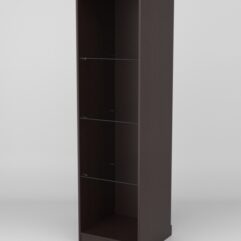 Витрина АСТРА ХИТ ПРОДАЖ №2-1 (без дверки, задняя стенка - ДСП), Дуб Венге