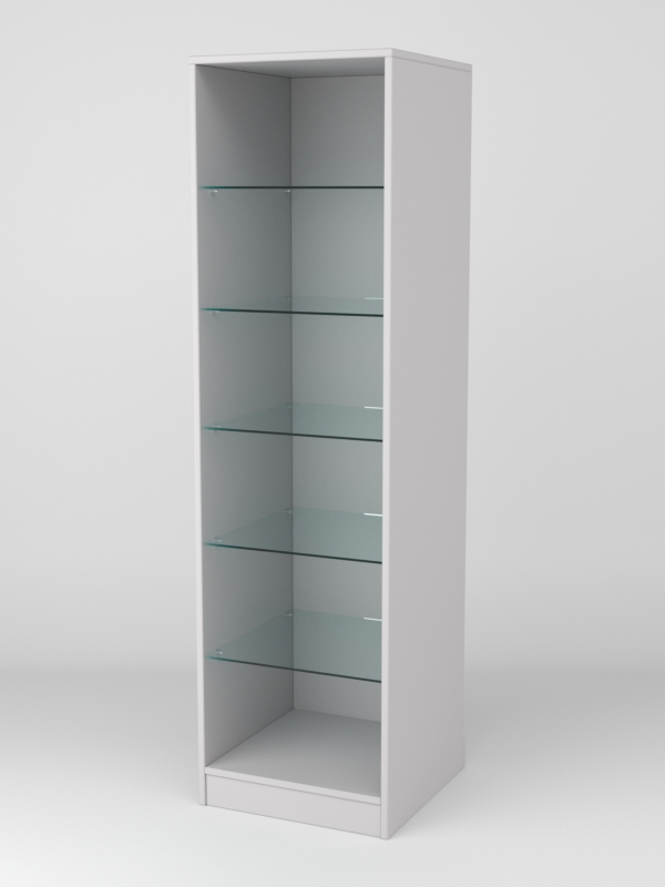 Витрина АСТРА ХИТ ПРОДАЖ №502-1 (без дверки, задняя стенка - ДСП), Серый