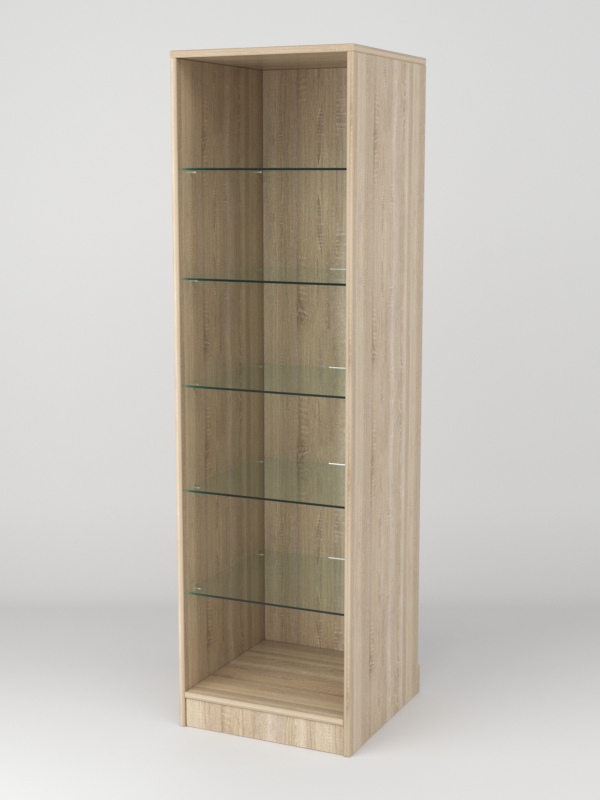 Витрина АСТРА ХИТ ПРОДАЖ №502-1 (без дверки, задняя стенка - ДСП), Дуб Сонома