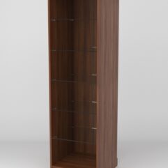 Витрина АСТРА ХИТ ПРОДАЖ №502-1 (без дверки, задняя стенка - ДСП), Орех