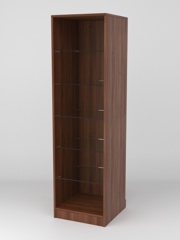 Витрина АСТРА ХИТ ПРОДАЖ №502-1 (без дверки, задняя стенка - ДСП), Орех