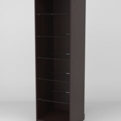 Витрина АСТРА ХИТ ПРОДАЖ №502-1 (без дверки, задняя стенка - ДСП), Дуб Венге