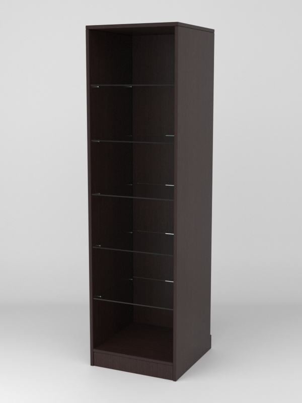 Витрина АСТРА ХИТ ПРОДАЖ №502-1 (без дверки, задняя стенка - ДСП), Дуб Венге