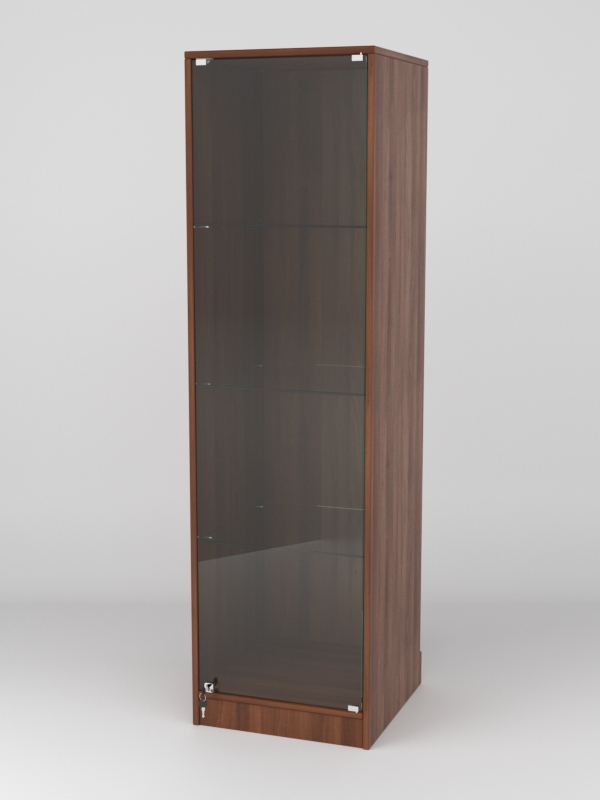 Витрина АСТРА ХИТ ПРОДАЖ №1-1 (с дверкой, задняя стенка - ДСП), Орех