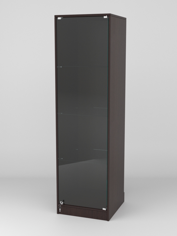 Витрина АСТРА ХИТ ПРОДАЖ №1-1 (с дверкой, задняя стенка - ДСП), Дуб Венге