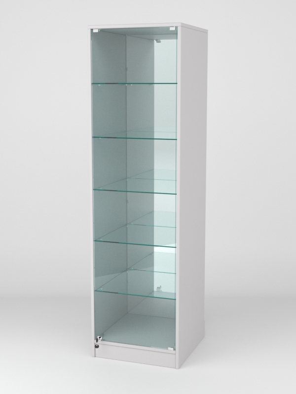 Витрина АСТРА ХИТ ПРОДАЖ №503 (с дверкой, задняя стенка - зеркало), Серый