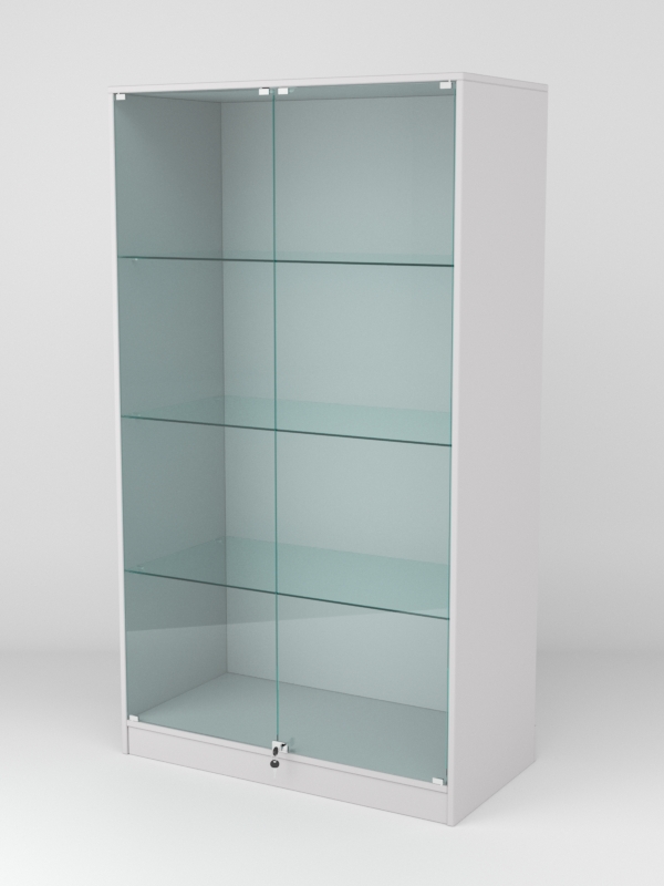 Витрина АСТРА ХИТ ПРОДАЖ №5-1 (с дверками, задняя стенка - ДСП), Серый