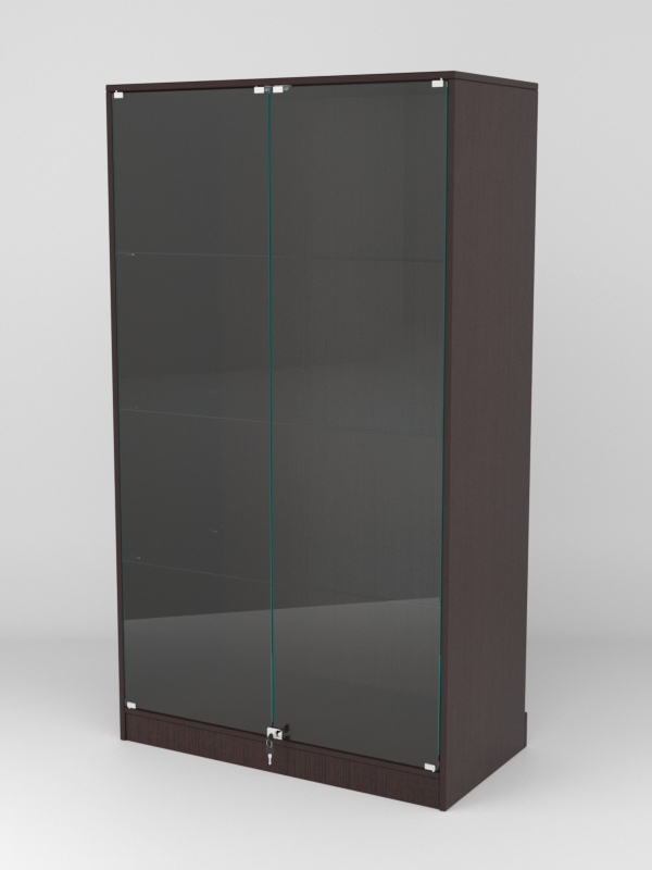 Витрина АСТРА ХИТ ПРОДАЖ №5-1 (с дверками, задняя стенка - ДСП), Дуб Венге