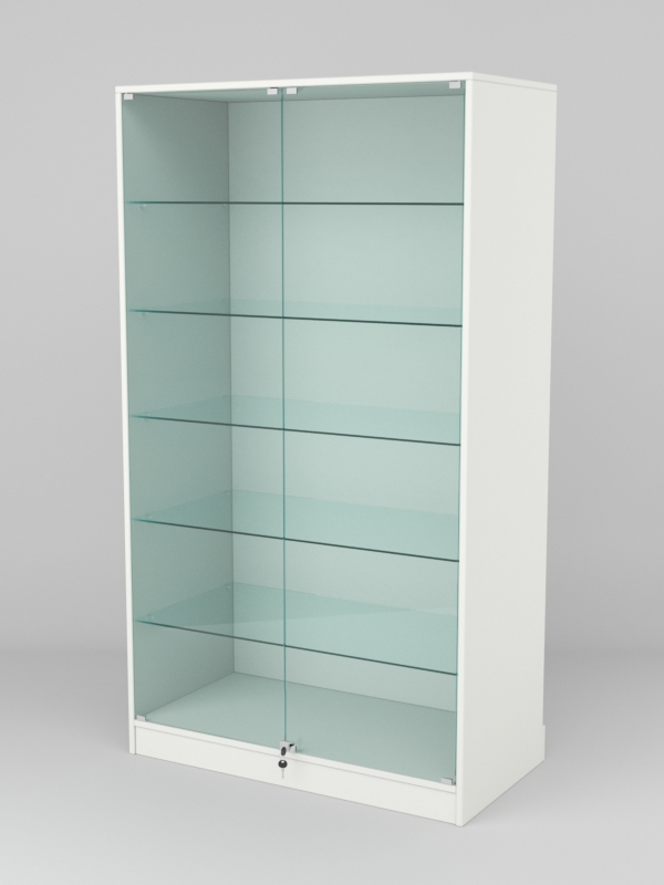 Витрина АСТРА ХИТ ПРОДАЖ №505-1 (с дверками, задняя стенка - ДСП), Белый