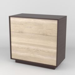 Прилавок СИМВОЛ №1, Дуб Венге-Дуб Сонома