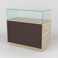 Прилавок СИМВОЛ №2, Дуб Сонома-Дуб Венге