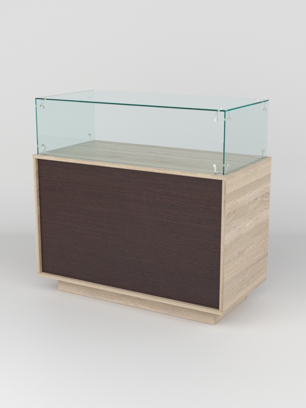 Прилавок СИМВОЛ №2, Дуб Сонома-Дуб Венге