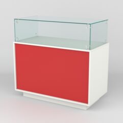 Прилавок СИМВОЛ №2, Белый-Красный